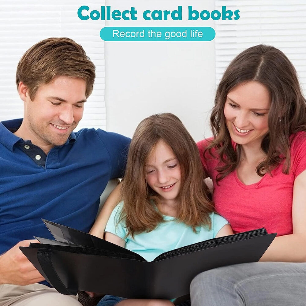 Trading Cards Album Folder 360 Pockets Card Binder Holder Game Card Sleeves Case