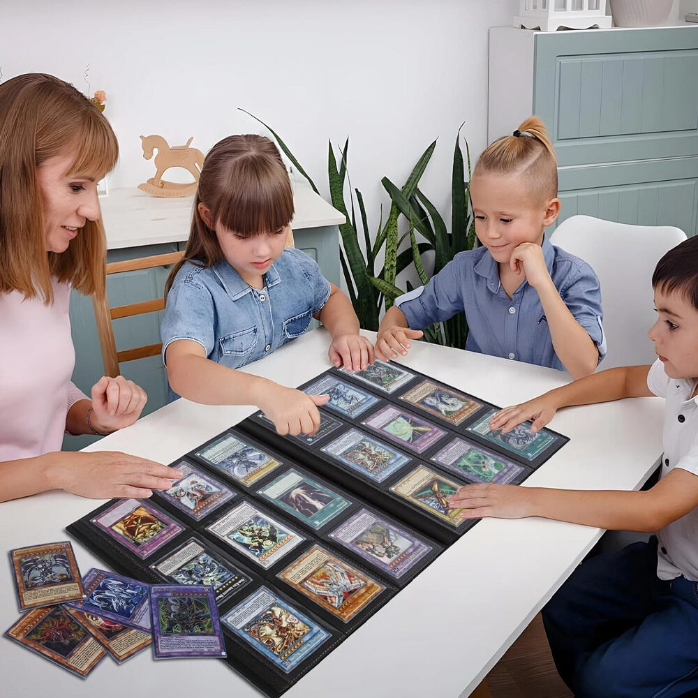 Trading Cards Album Folder 360 Pockets Card Binder Holder Game Card Sleeves Case