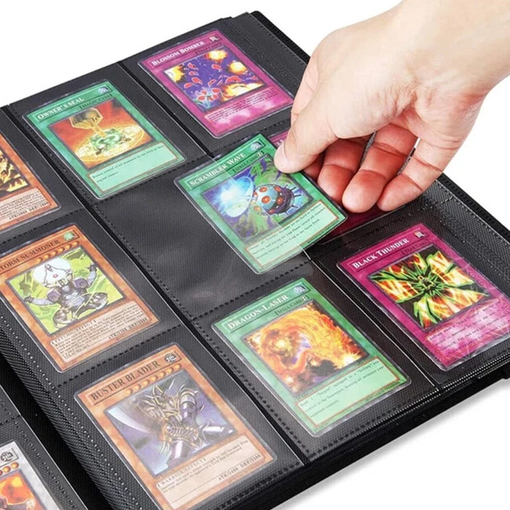Trading Cards Album Folder 360 Pockets Card Binder Holder Game Card Sleeves Case